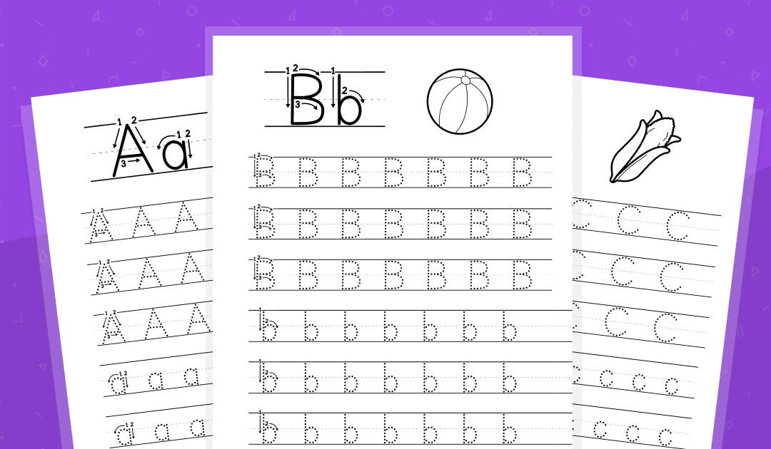 Free Alphabet Tracing Practice Sheets