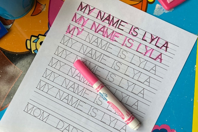 Using Tracing Fonts to Teach Your Kids to Learn How to Write