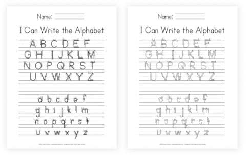 Teach Your Kids To Write The Alphabet - Lewis Creative