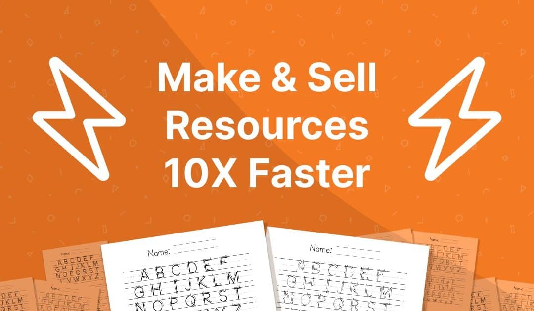 Create & Sell Resources 10X Faster with Tracing Fonts